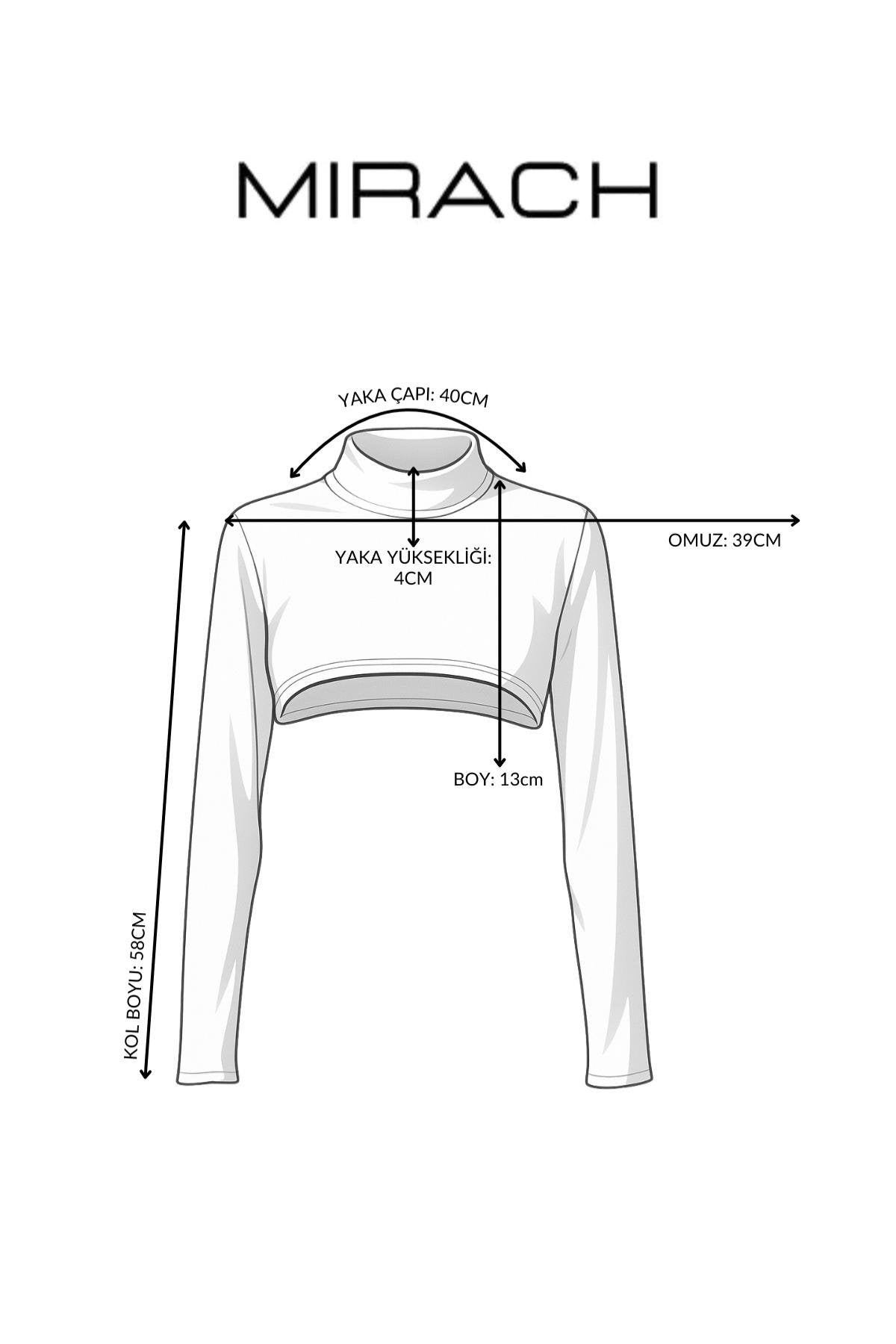 Dik Yaka Boyunluklu Kolluk - Beyaz Çizgili