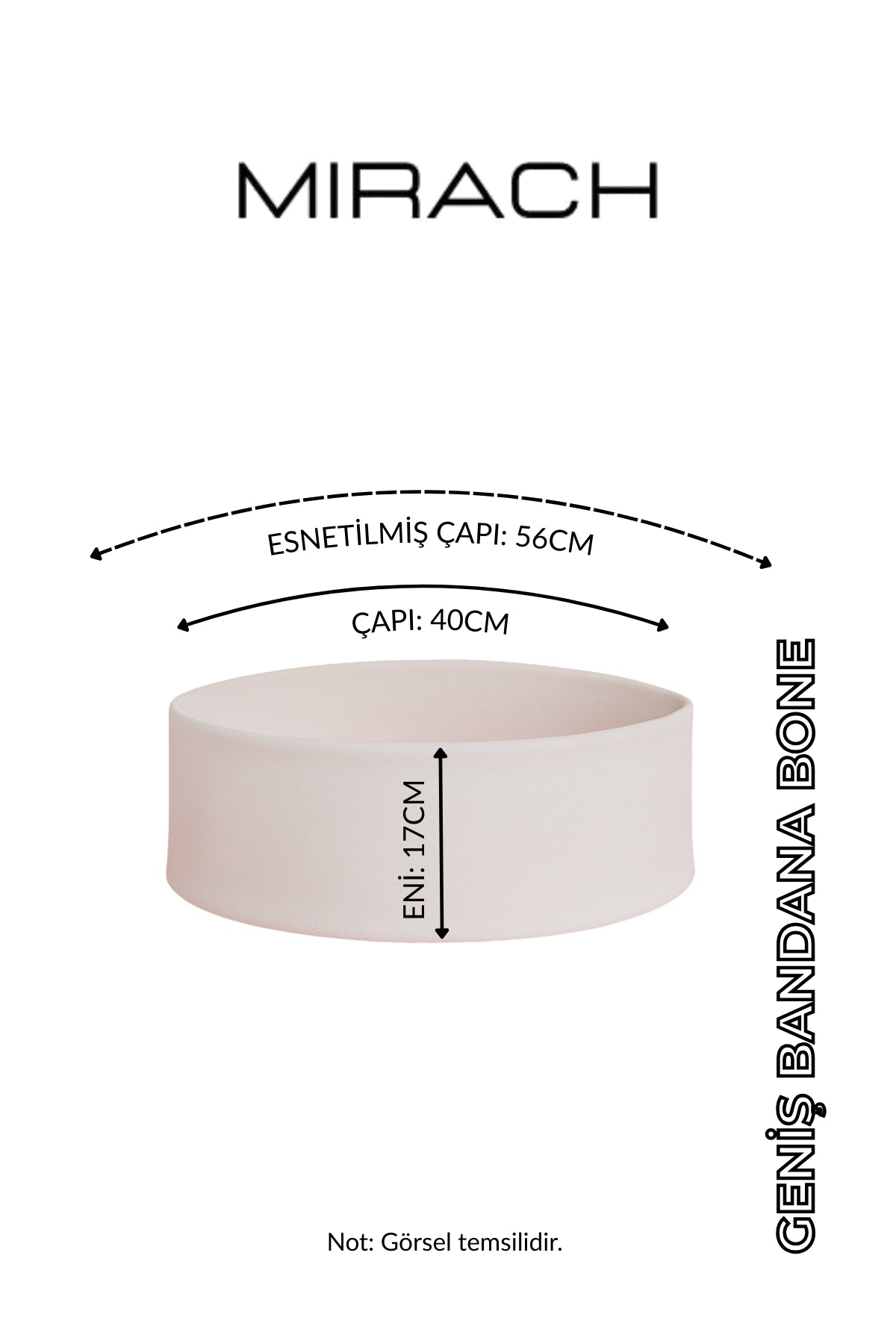 2'li Paket Geniş Bone Bandana - Siyah ve Beyaz