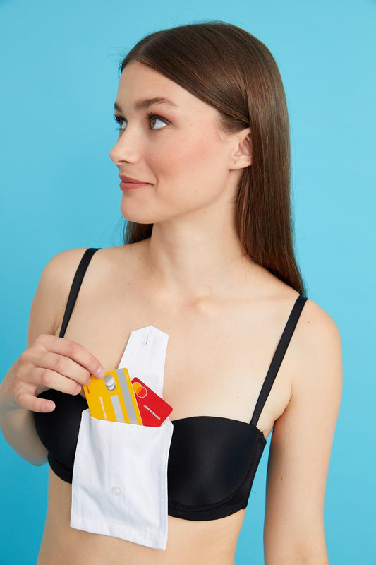 Sütyene ve Kemere Takılan Gizli Cep Gizli Cüzdan