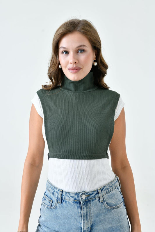 Tam Balıkçı Full Kapalı Fitilli Boyunluk - Haki