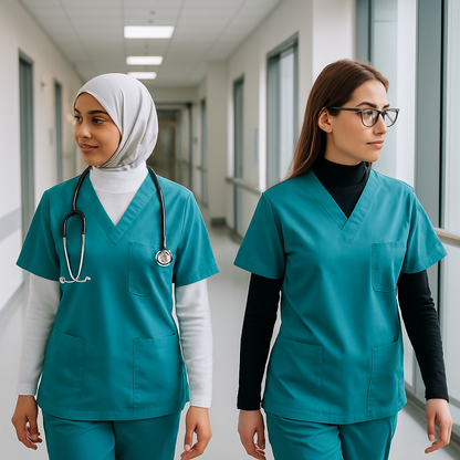 2'li Paket Dik Yaka Boyunluklu Kolluk Seti - Siyah ve Beyaz