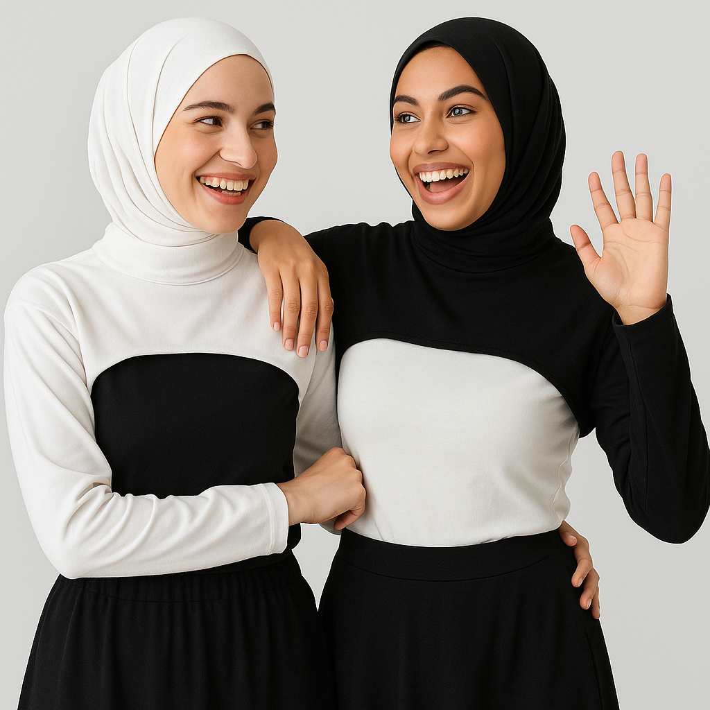 Penye kolluk ve tesettür boyunluk ile konforlu günlük kullanım
