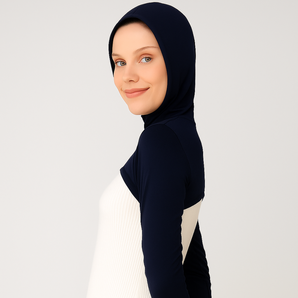 Boyunluklu kolluk tesettür şık ve rahat kullanım günlük stil
