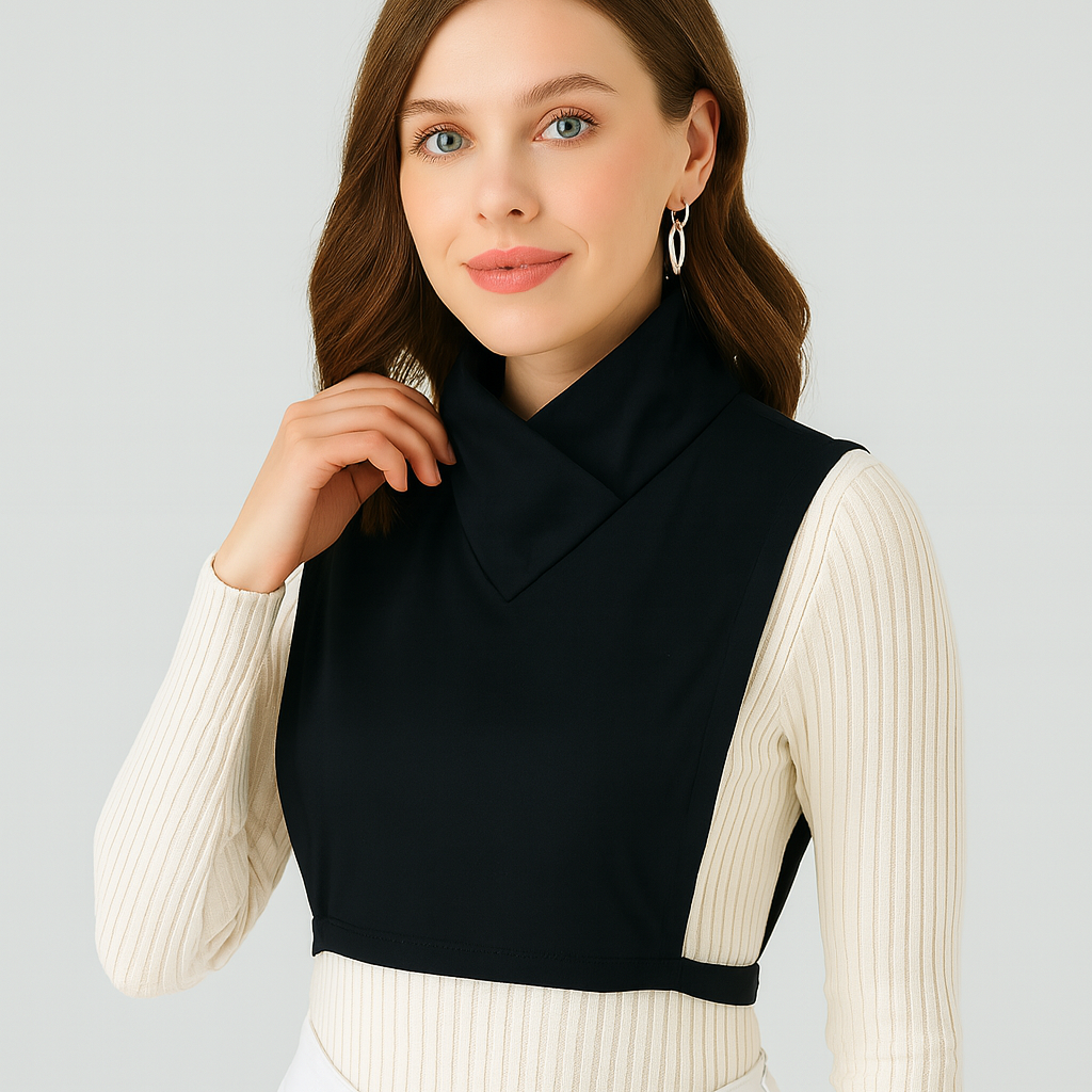 Tesettür boyunluk kolluk modeli, penye uzun kolluk rahat günlük stil