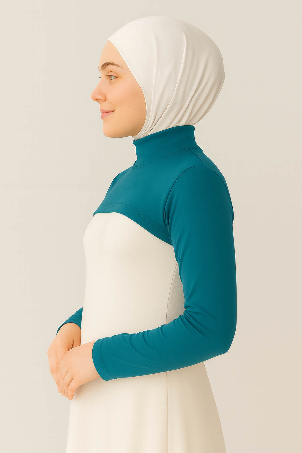 Dik Yaka Boyunluklu Kolluk - Kraliyet Mavisi