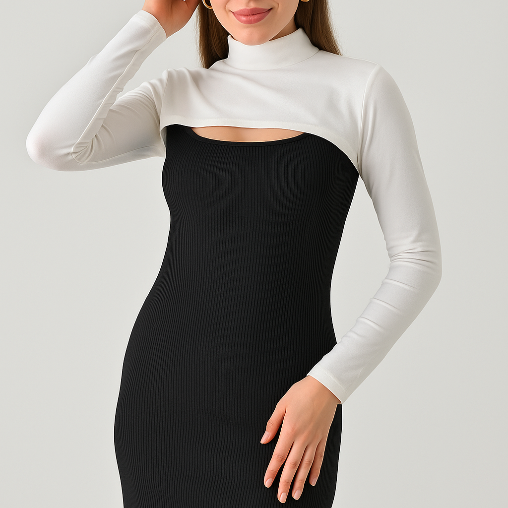 Tesettür kolluk boyunluk seti günlük ve namaz için uygun tasarım