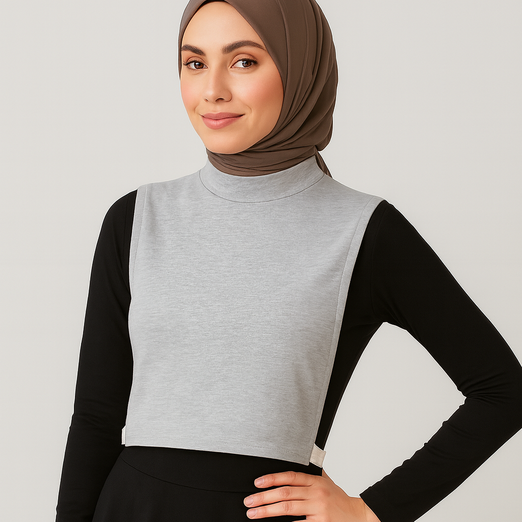 Kadın tesettür kolluk ve boyunluk modelleri sade ve kullanışlı görünüm