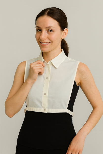 Gömlek Yakası - Krem