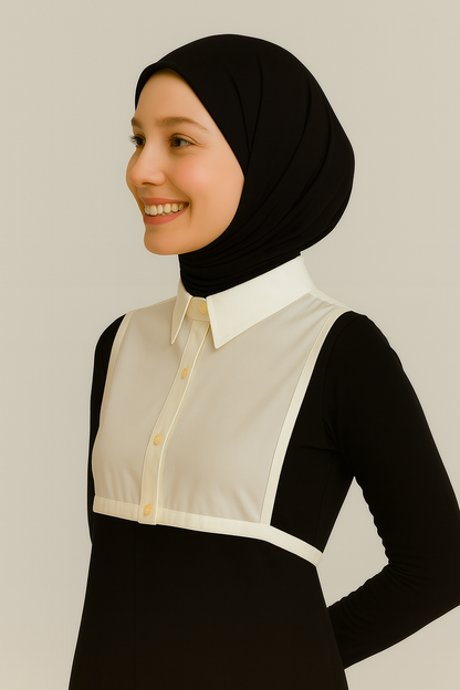 Gömlek Yakası - Krem