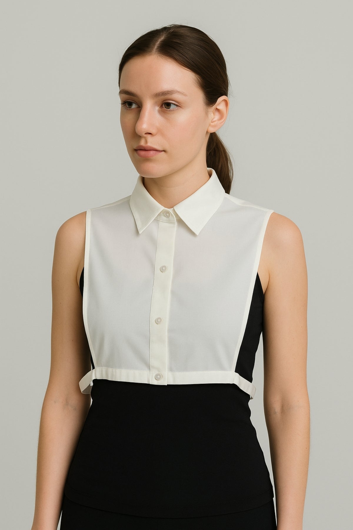 Gömlek Yakası - Krem