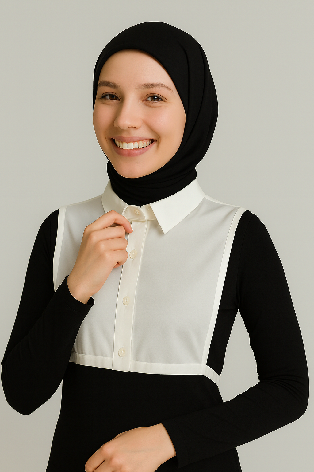 Gömlek Yakası - Krem