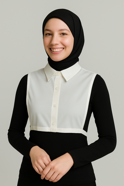 Gömlek Yakası - Krem