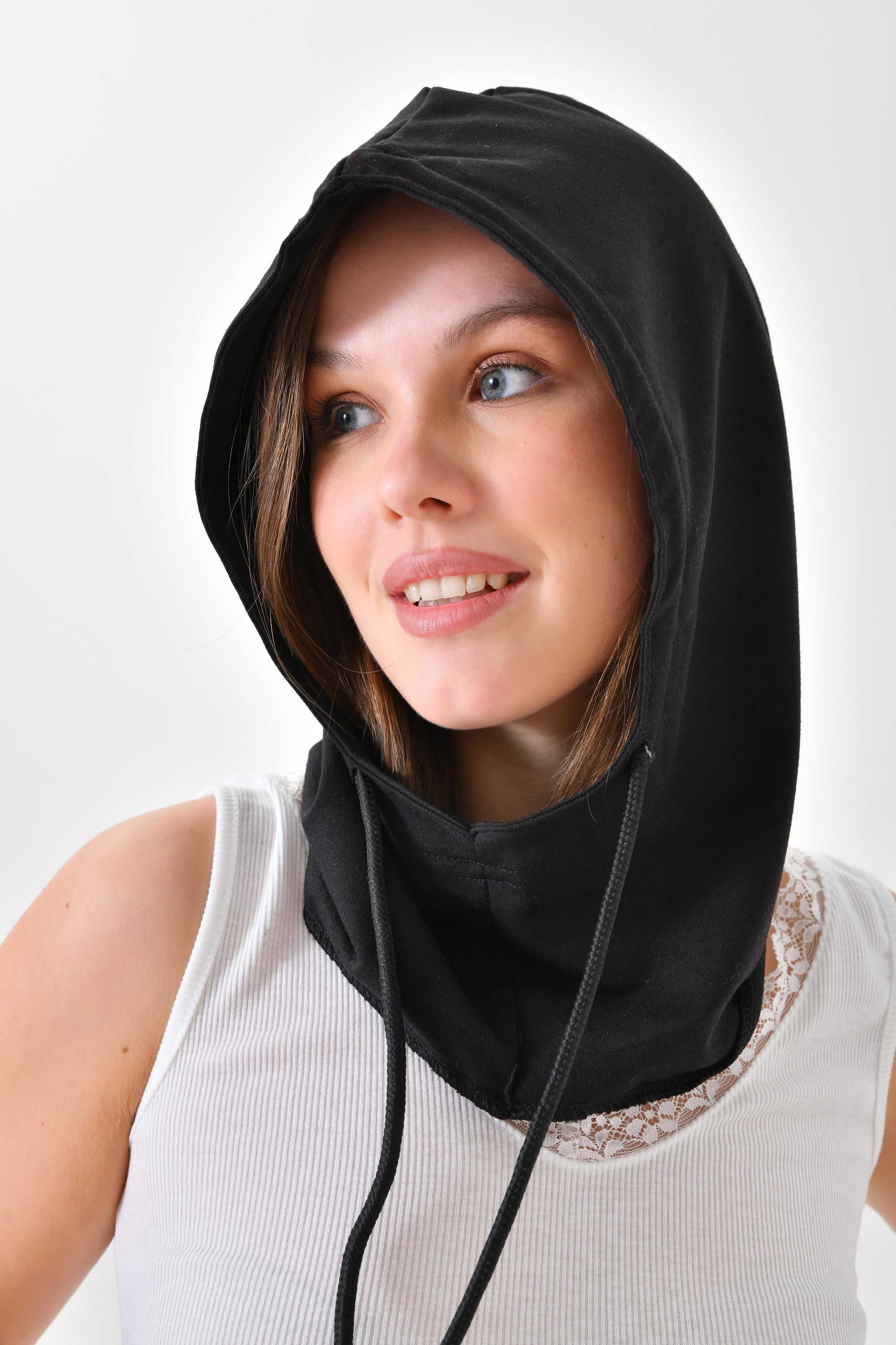 kadın kolluk tesettür uzun kolluk siyah model