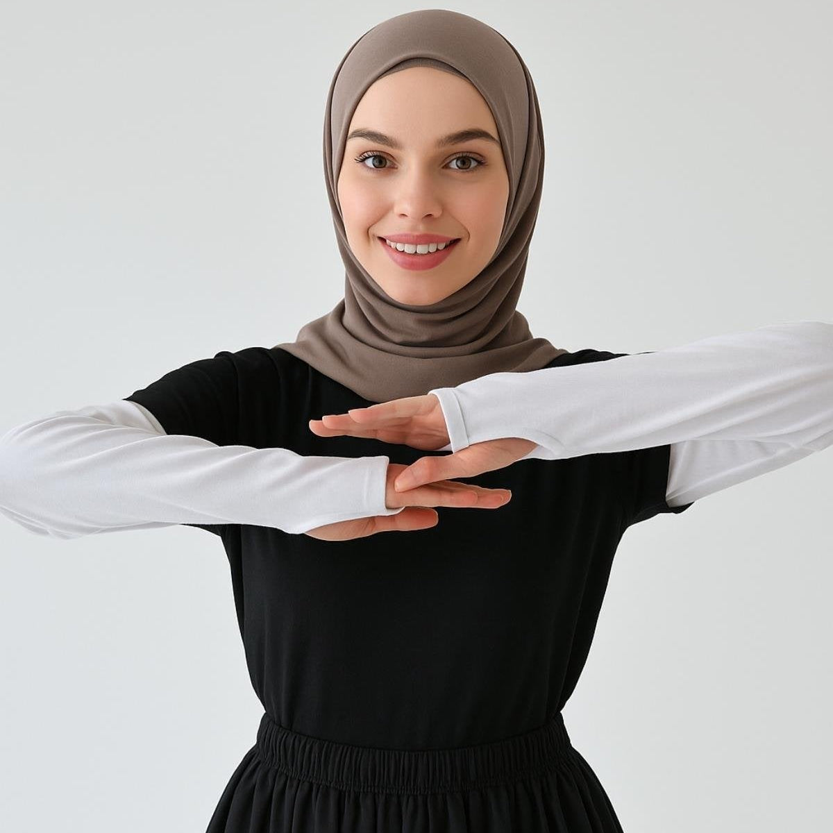 Uzun kolluk tesettür kolluk modeli konforlu kullanım