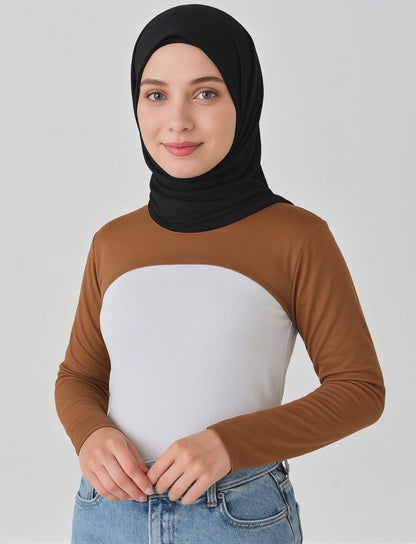 Dik Yaka Boyunluklu Kolluk - Tarçın