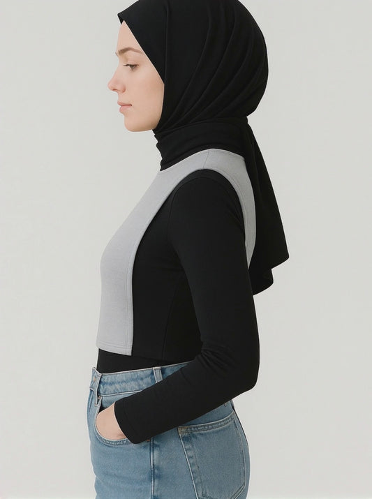 Balıkçı Kolsuz Boyunluk - Gri