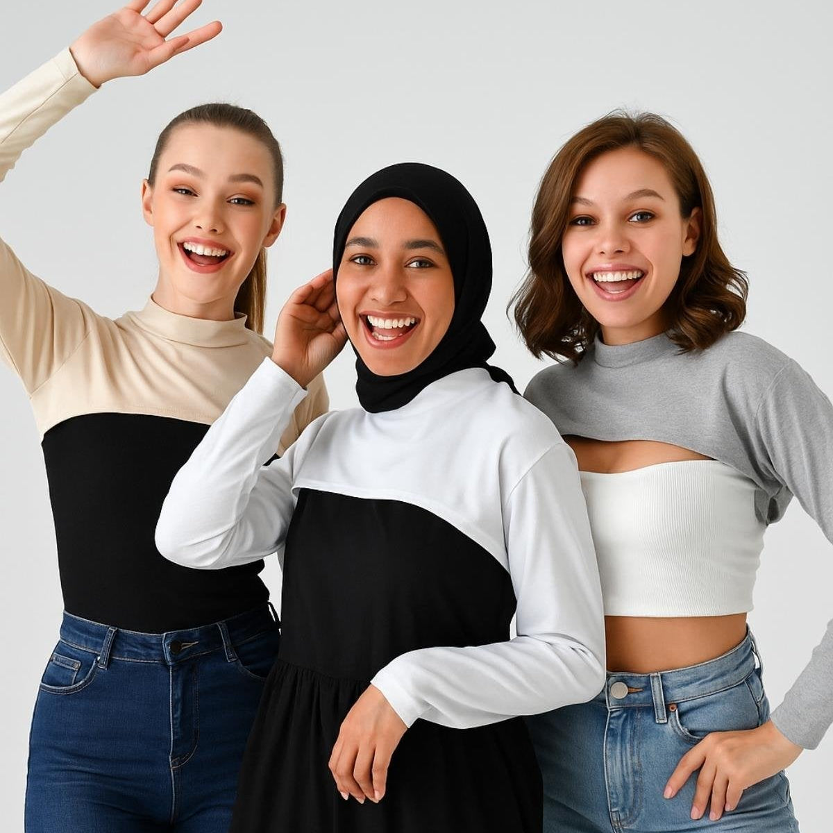 Tesettür kolluk boyunluk seti modern ve rahat kullanım