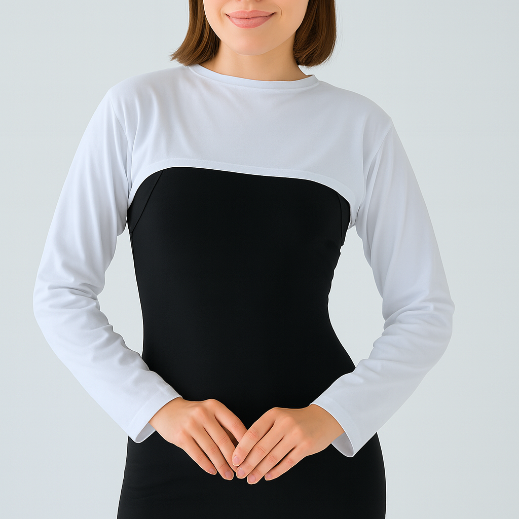 Kadın tesettür kolluk modelleri boyunluklu uzun kolluk şık tasarım