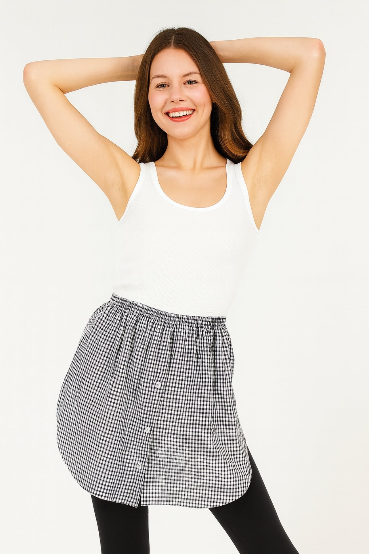 Tesettür etek gömlek kombinleri günlük kullanım için ideal