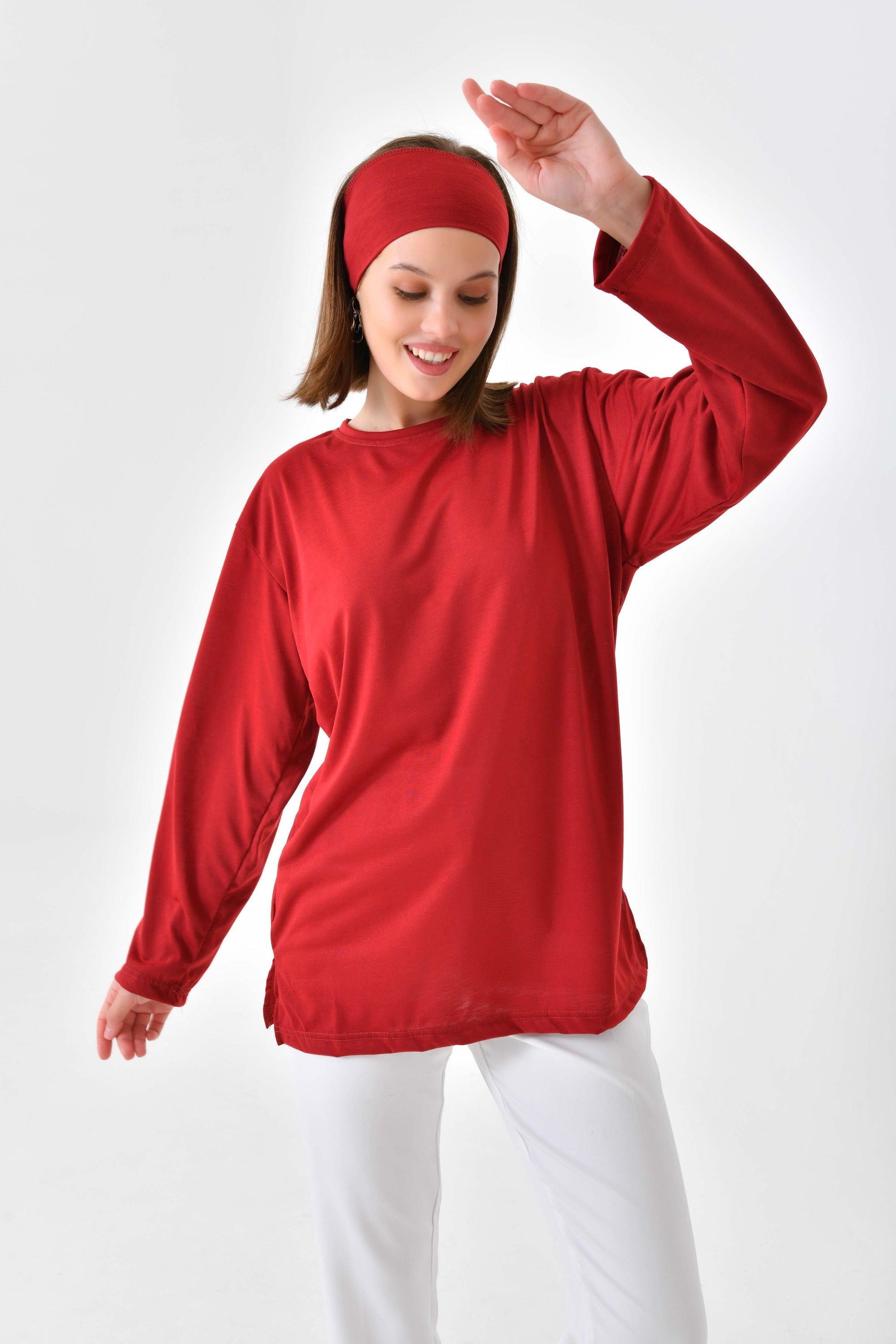 Tesettür şık tunik kadın uzun tunik modelleri yeni sezon